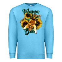 Ocean Blue Leopard Sunflower Western Mama Bee Premium Sweatshirt - Bettercallsaul