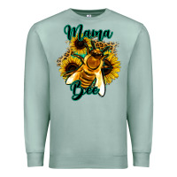 Seafoam Leopard Sunflower Western Mama Bee Premium Sweatshirt - Bettercallsaul