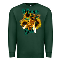 Sports Green Leopard Sunflower Western Mama Bee Premium Sweatshirt - Bettercallsaul