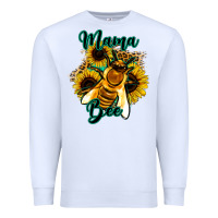 White Leopard Sunflower Western Mama Bee Premium Sweatshirt - Bettercallsaul