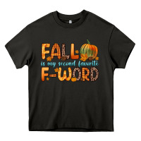 Asphalt fall is my second favorite f word Heavy Core Tee - Zillion Design Studio