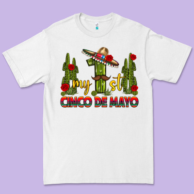 My 1st Cinco De Mayo Premium Tee Designed By Texasbilliewilder