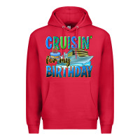 Cardinal cruisin' for my birthday Premium Hoodie - texasbilliewilder