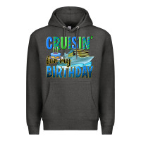 Charcoal Heather cruisin' for my birthday Premium Hoodie - texasbilliewilder