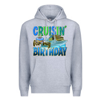 Heather Grey cruisin' for my birthday Premium Hoodie - texasbilliewilder