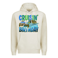 Oatmeal Heather cruisin' for my birthday Premium Hoodie - texasbilliewilder