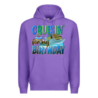 Purple cruisin' for my birthday Premium Hoodie - texasbilliewilder