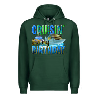 Sports Green cruisin' for my birthday Premium Hoodie - texasbilliewilder