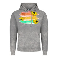 Cloud Rock Colored Triple Sunflower Brush Strokes Vintage Hoodie - Bettercallsaul