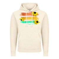 Vintage Artic Colored Triple Sunflower Brush Strokes Vintage Hoodie - Bettercallsaul