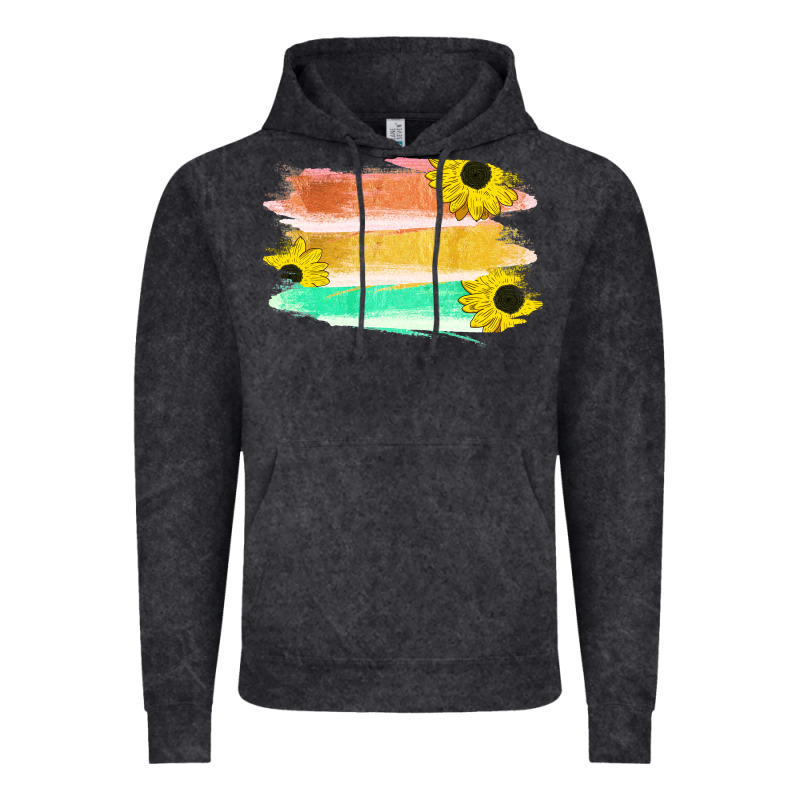 Colored Triple Sunflower Brush Strokes Vintage Hoodie by Bettercallsaul | Teevron