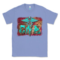 Colony Blue western nurse certified nurse  assistant medilcal symbol  background Classic Tee - BarkalooDesign