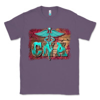 Lavender western nurse certified nurse  assistant medilcal symbol  background Classic Tee - BarkalooDesign