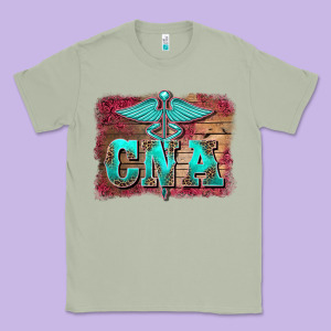 Western Nurse Certified Nurse  Assistant Medilcal Symbol  Background Classic Tee Designed By Barkaloodesign