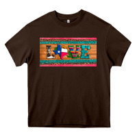 Chocolate Brown love texas sunflowers cactus cowhide license plate Heavy Core Tee - Artiststas