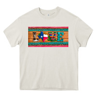 Cream love texas sunflowers cactus cowhide license plate Heavy Core Tee - Artiststas