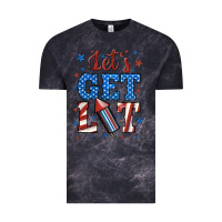 Cloud Black let's get lit Vintage Tee - BundleAndBundleShop