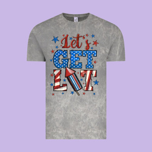 Let's Get Lit Vintage Tee Designed By Bundleandbundleshop