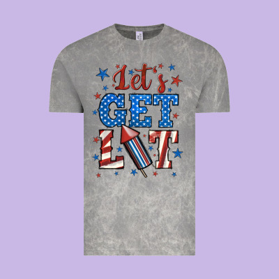 Let's Get Lit Vintage Tee Designed By Bundleandbundleshop
