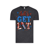 Vintage Black let's get lit Vintage Tee - BundleAndBundleShop