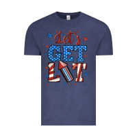 Vintage Denim let's get lit Vintage Tee - BundleAndBundleShop