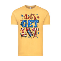 Vintage Mustard let's get lit Vintage Tee - BundleAndBundleShop