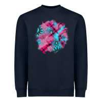 Navy v.d gemstone's patches Heavyweight Sweatshirt - AdoDesignShop