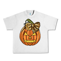 Lunar Rock Leopard Ribbon Halloween Pumkin Urban Heavy Tee - JahusDesignShop