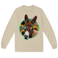 Mushroom aztec backsground donkey Long Sleeve Tee - Jasminsmagicworld