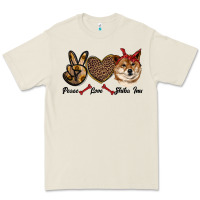 Bone peace love shiba inu Premium Tee - RanaPortraitStore