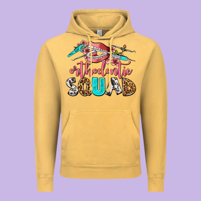 Orthodontic Squad Vintage Hoodie Designed By Adodesignshop