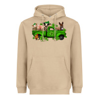 Mushroom st patricks farm animals truck Heavyweight Hoodie - Jasminsmagicworld