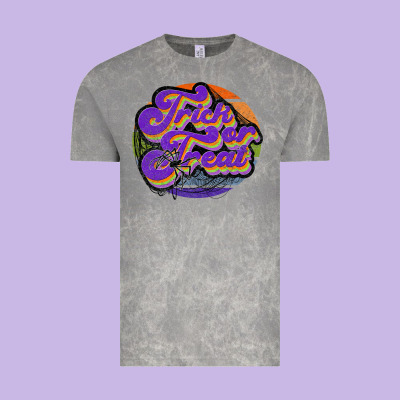 Trick Or Treat Vintage Tee Designed By Jahusdesignshop