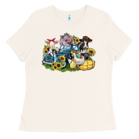 Bone farm animals truck Ladies Tee - Zillion Design Studio