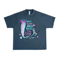Midnight Navy sassy since birth salty by choice Urban Heavy Tee - JahusDesignShop