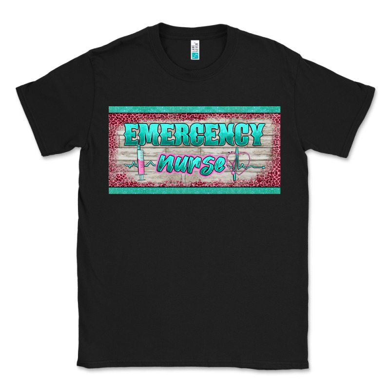 Western Emergency Nurse License Plate Template Classic Tee by BarkalooDesign | Teevron