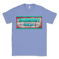 Colony Blue western emergency nurse license plate template Classic Tee - BarkalooDesign