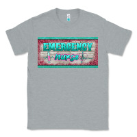 Heather Grey western emergency nurse license plate template Classic Tee - BarkalooDesign