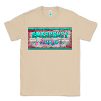 Mushroom western emergency nurse license plate template Classic Tee - BarkalooDesign