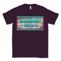 Plum western emergency nurse license plate template Classic Tee - BarkalooDesign