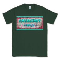 Sports Green western emergency nurse license plate template Classic Tee - BarkalooDesign
