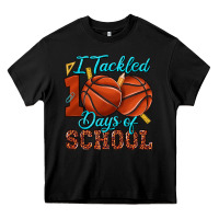 Black i tackled 100days of school basketball Heavy Core Tee - texasbilliewilder