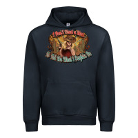 Navy I don't need a man Cowgirl western Urban Hoodie - HowdyJamesFarm