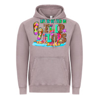 Vintage Zinc life is better in flip flops Vintage Hoodie - AdoDesignShop