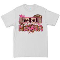 Dove Grey football nana with leopard Premium Tee - Zillion Design Studio