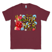 Burgundy sweet summer time Classic Tee - CowhideDigitalArt