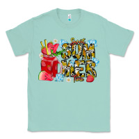 Seafoam sweet summer time Classic Tee - CowhideDigitalArt