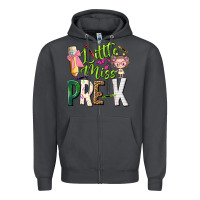 Smoke little miss pre k Zipper Hoodie - NancyCooperArtShop