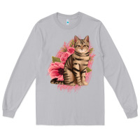 Moon Dust floral cat Long Sleeve Tee - Jasminsmagicworld