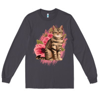 Smoke floral cat Long Sleeve Tee - Jasminsmagicworld